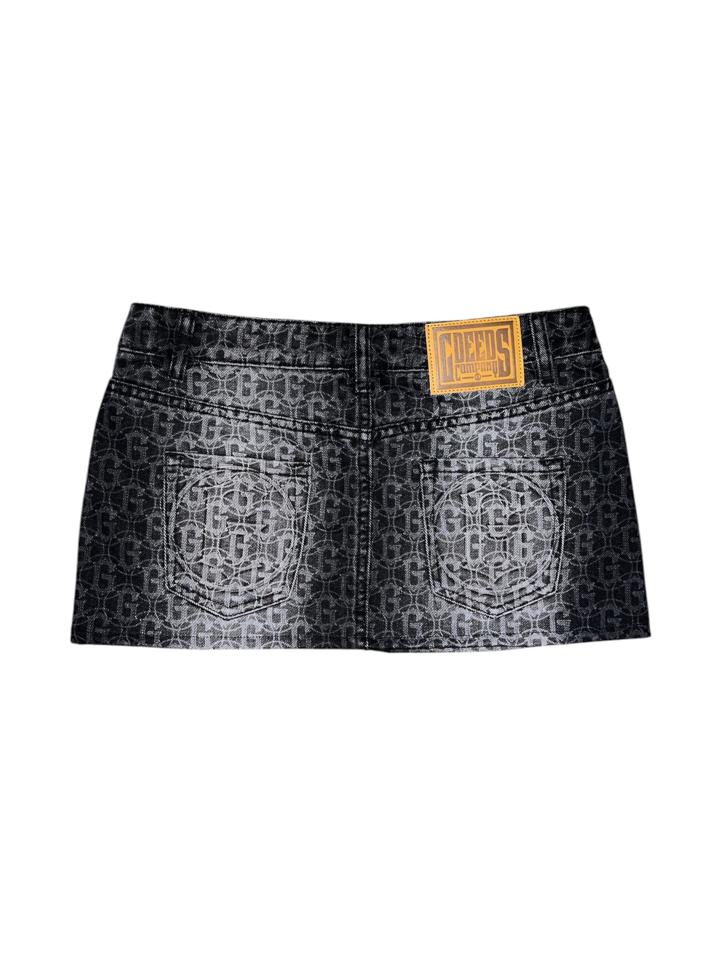 Monogram Mini Skirt
