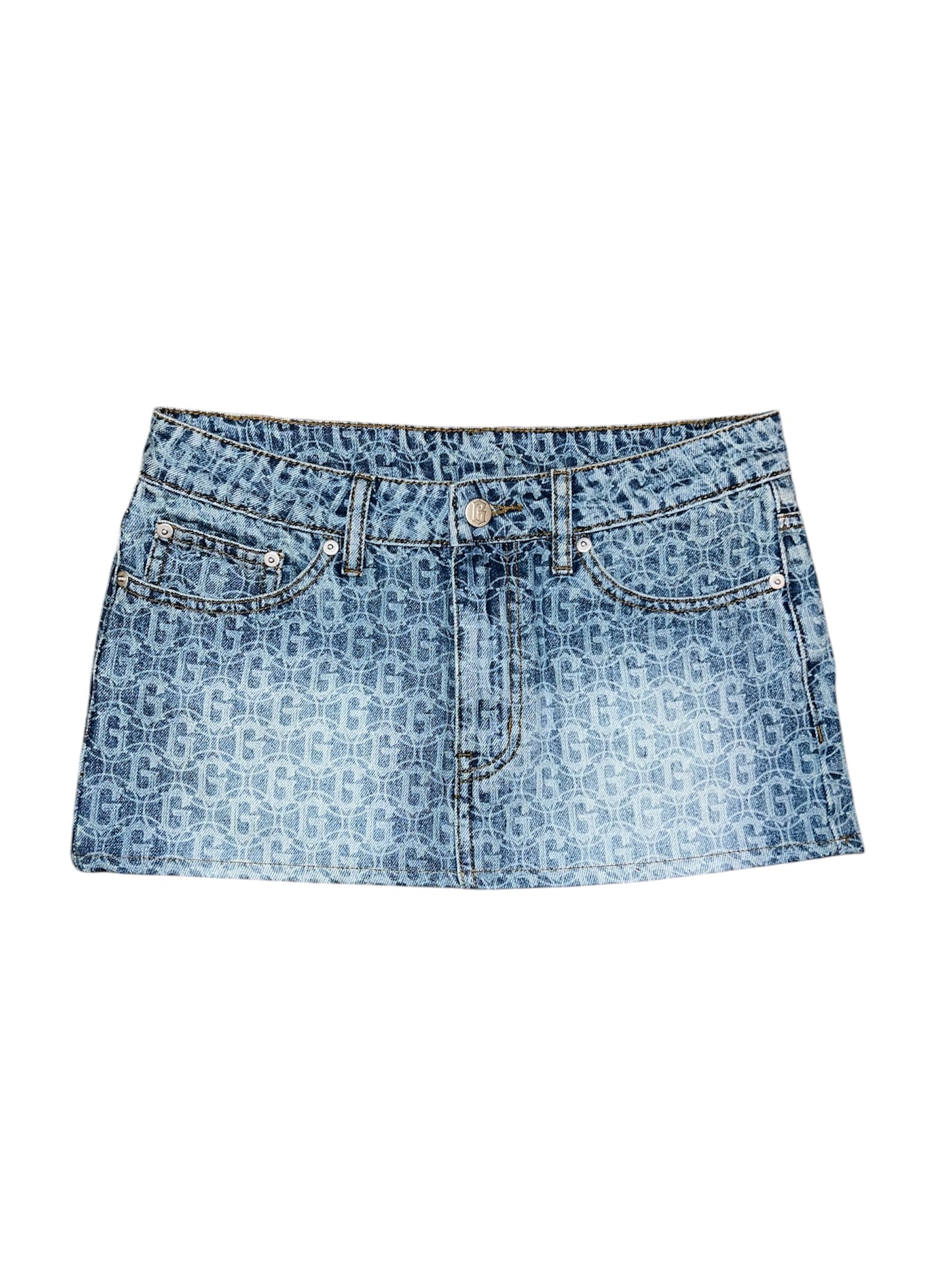 Monogram Mini Skirt