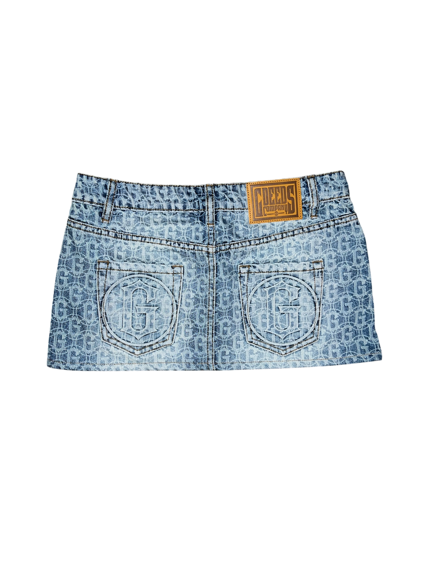 Monogram Mini Skirt
