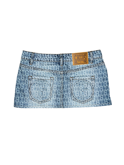 Monogram Mini Skirt