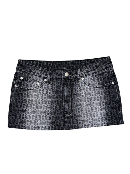 Monogram Mini Skirt