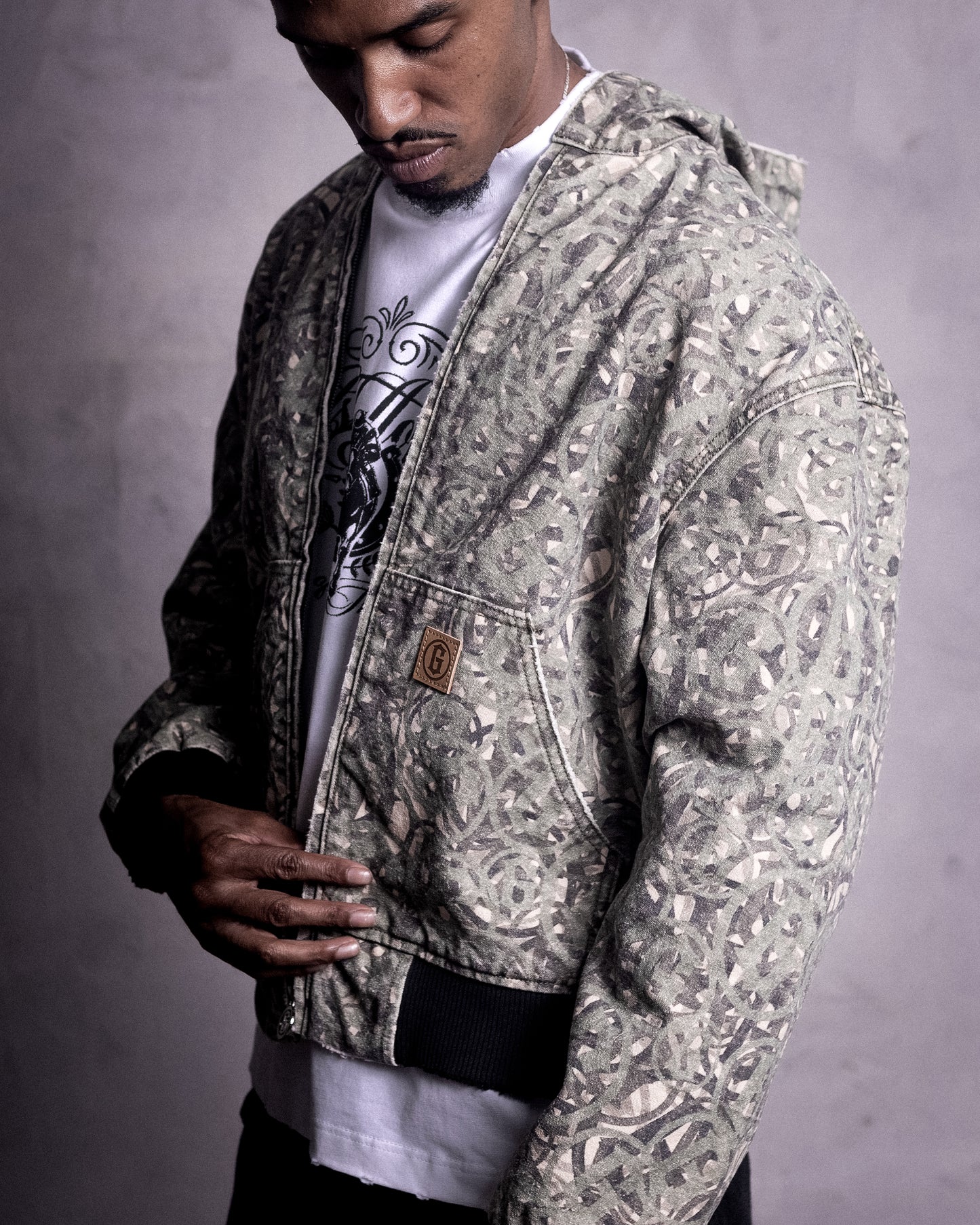 "Camo" Monogram Jacket